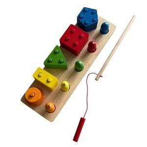 Colorful Wooden Shape Sorting Toy (G8)
